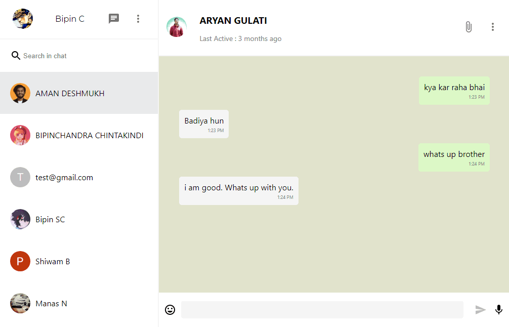 Chat App Next Js