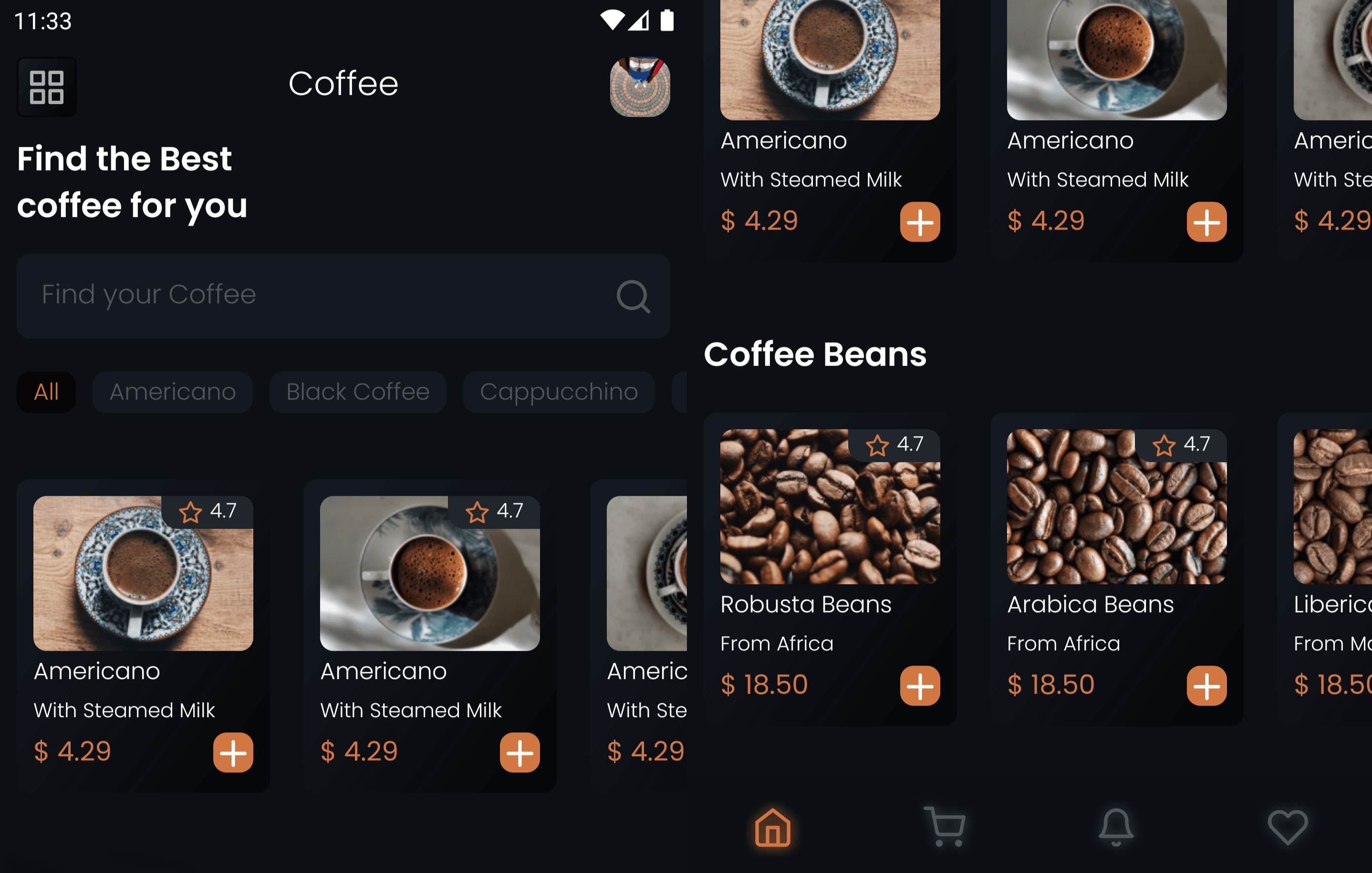 Coffee Shop App