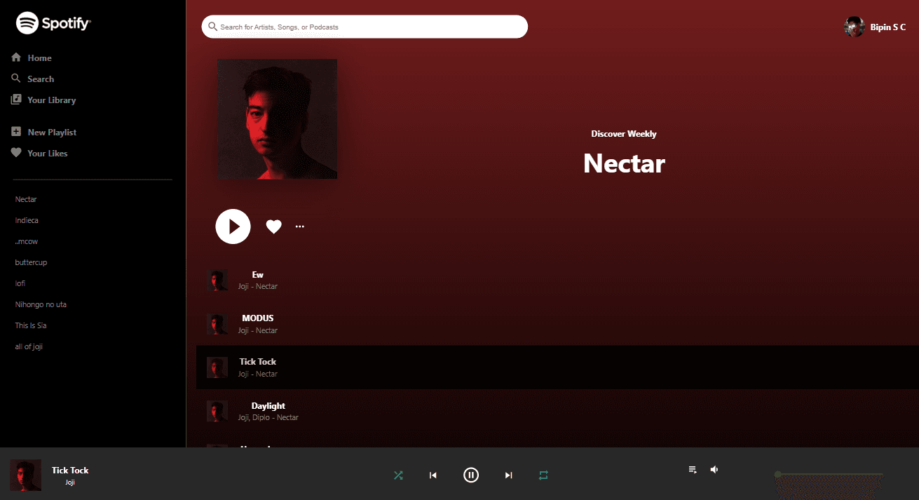 Spotify Clone